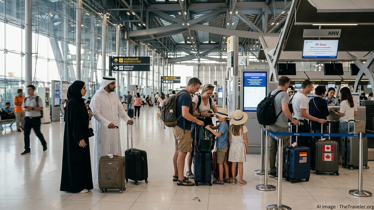 Saudi Arabia Joins List of Nations Hit by Thailand’s 30‑Day Visa Shift