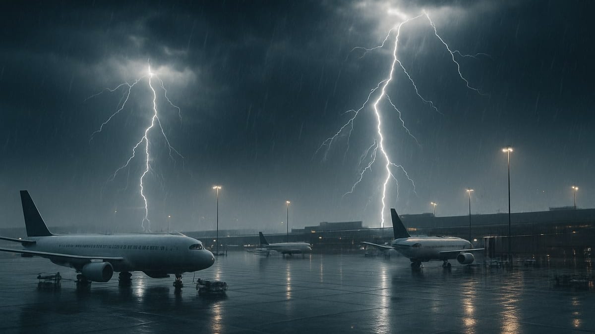 Thunderstorms Trigger Ground Stop at SFO, Causing Major Delays