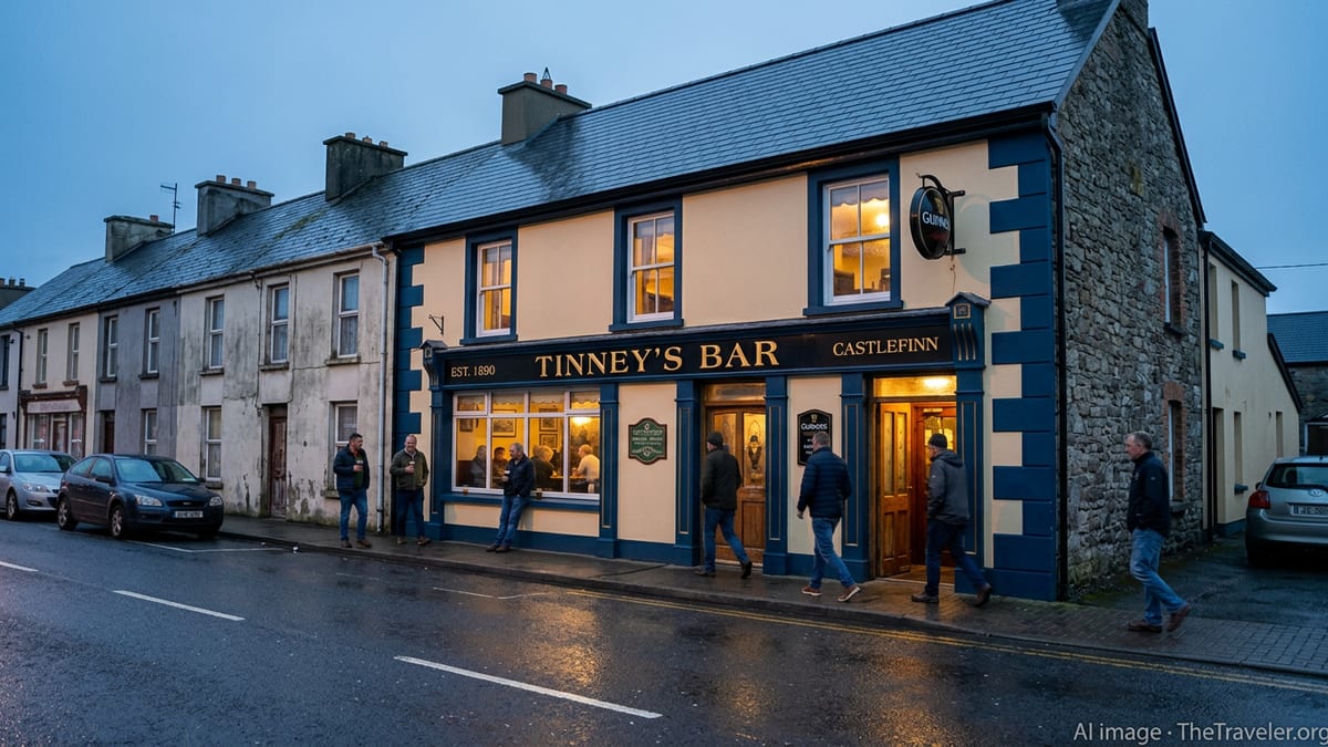 Tinney’s Bar Reopens, Putting Castlefinn Back on the Pub Map
