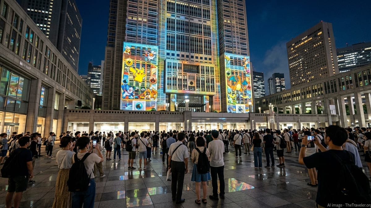Tokyo’s New Pokémon Night Show Lights Up Shinjuku