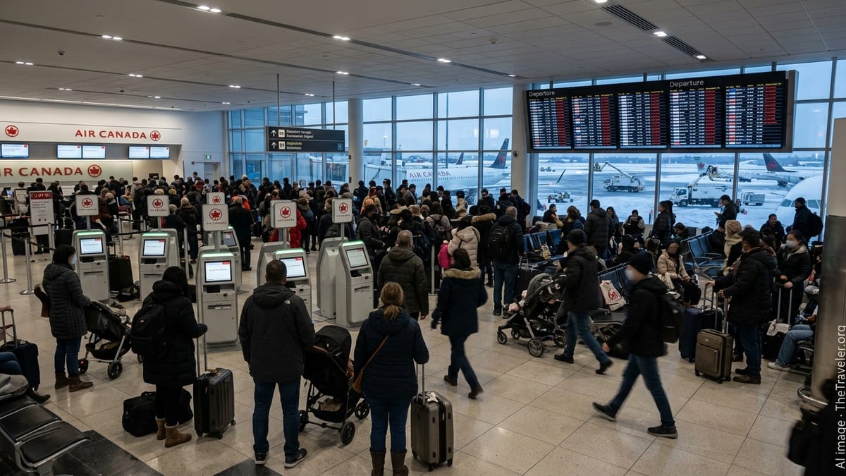Toronto Travel Chaos as Air Canada Cancellations Snarl Pearson