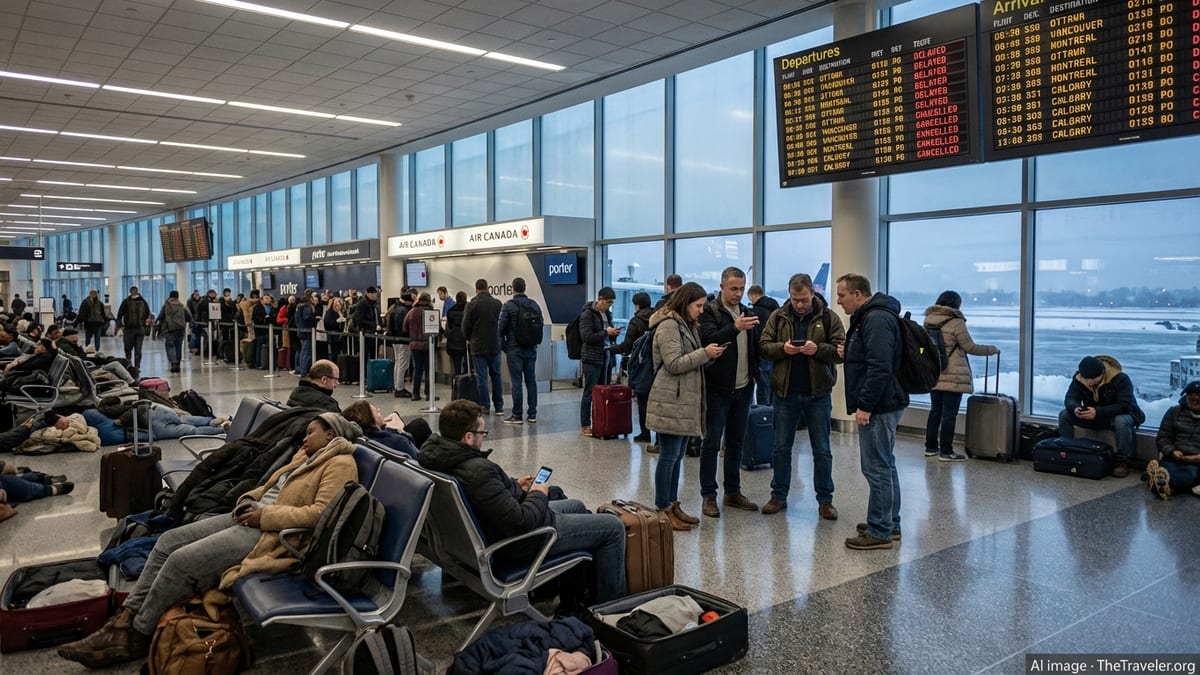 Flight Chaos at Toronto Pearson Strands Hundreds of Travelers