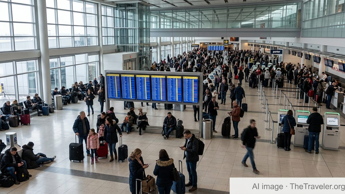 Mass Flight Disruptions Snarl Travel at Toronto Pearson