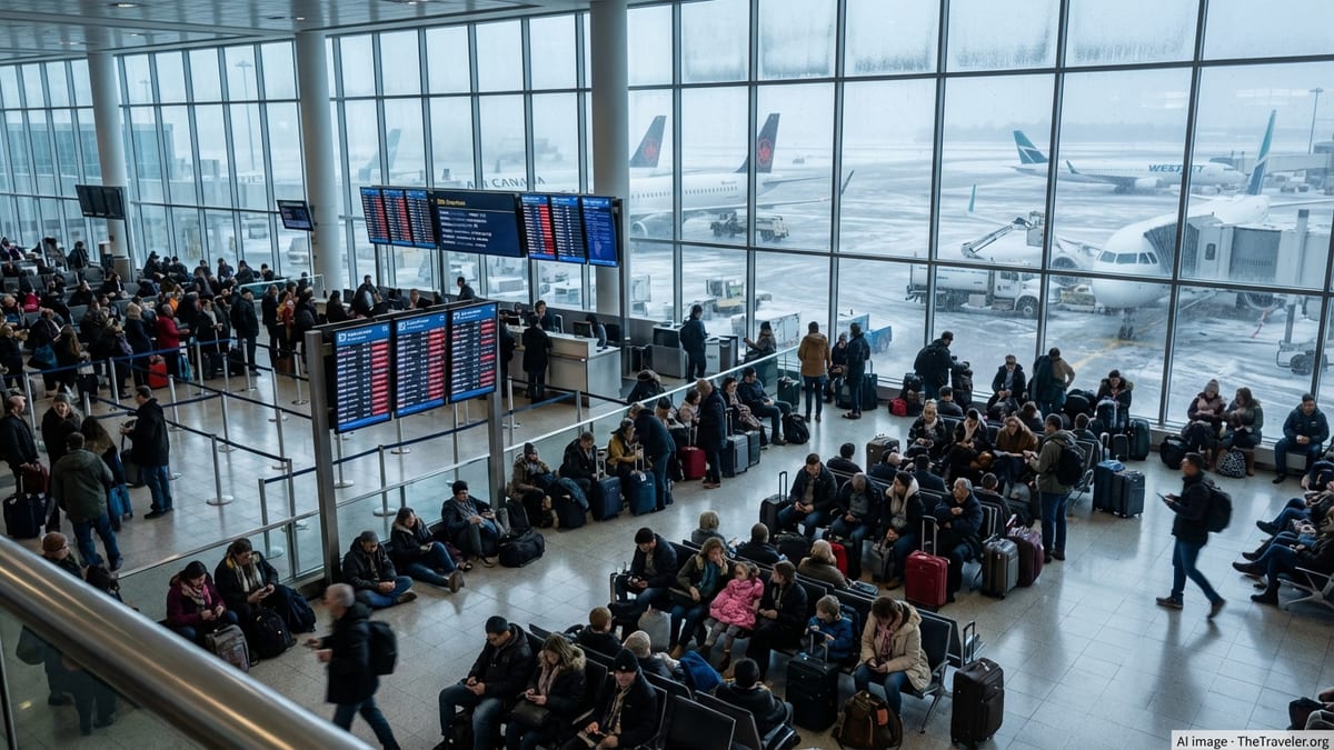Travel Chaos at Toronto Pearson as Storm Grounds Flights