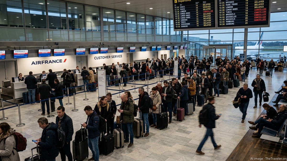 Air France Cancellations Snarl Traffic at Toulouse-Blagnac