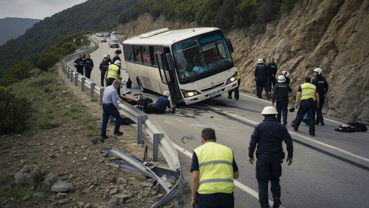 Tourist Bus Crash in Odisha Blocks Highway, Traps Passengers