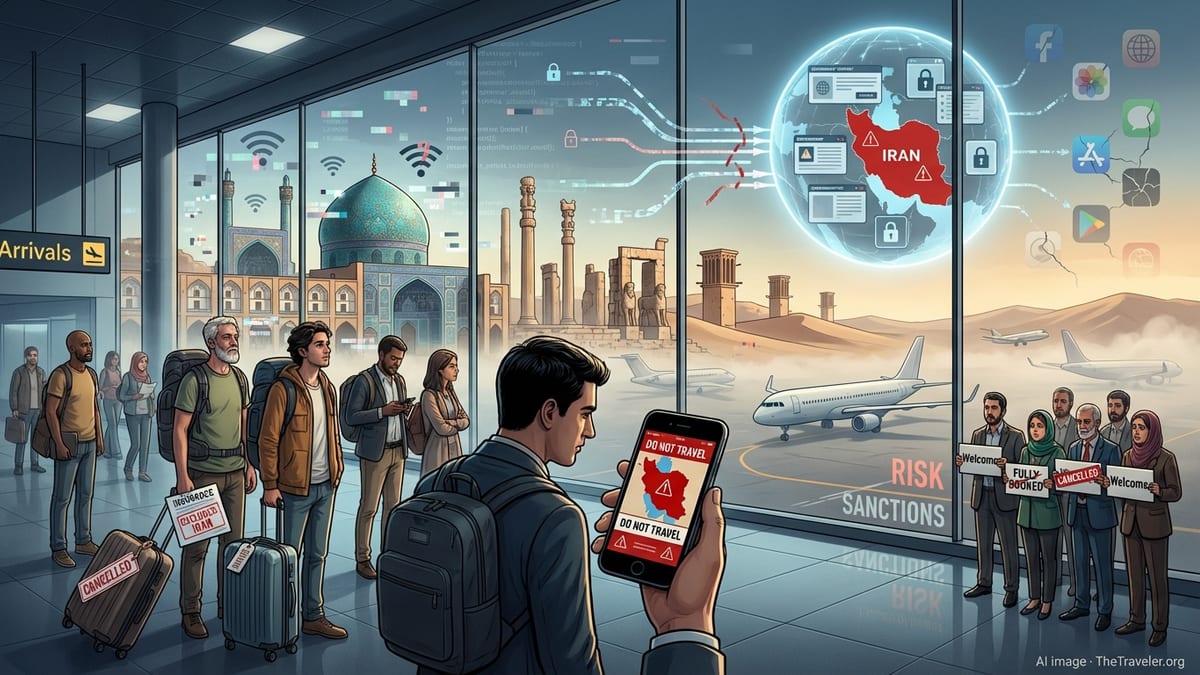 Iran’s Tourism Rebound Stalls Amid Travel Warnings, Insurance Retreat and Internet Blackouts