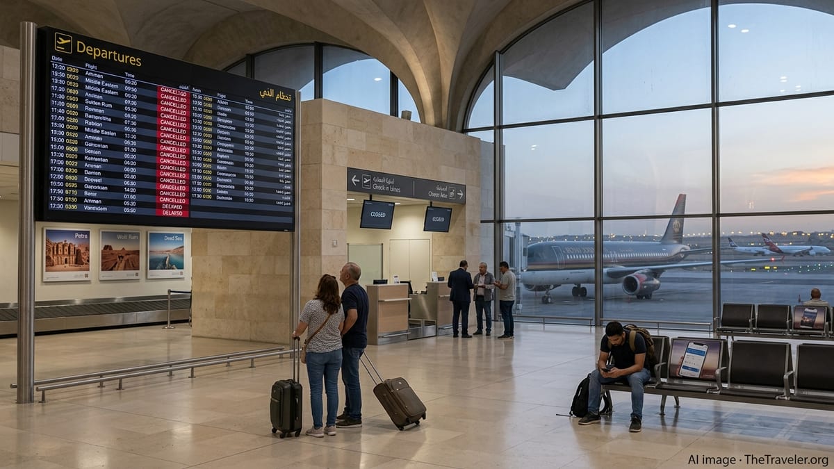 Travel Alert: Petra Tourism Hit by Regional Flight Freeze