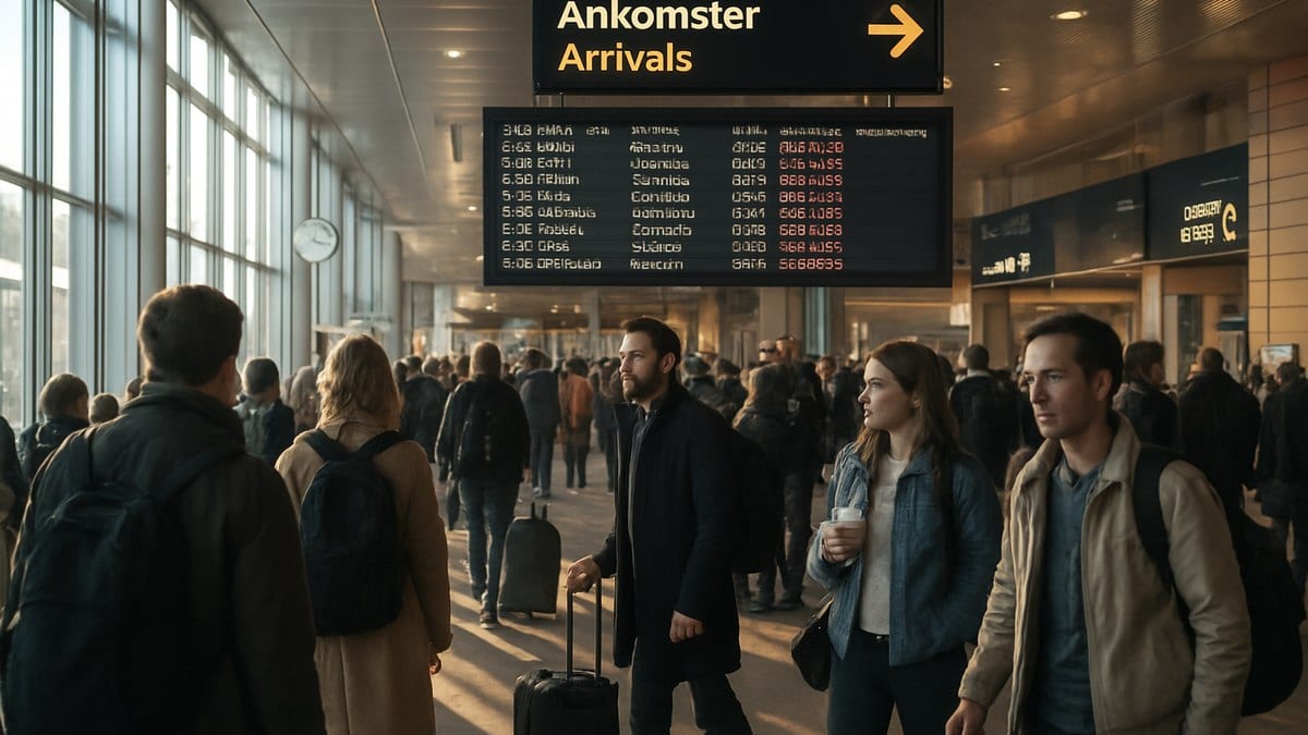 Travel Chaos in Norway as 81 Delays Hit Major Spring Hubs