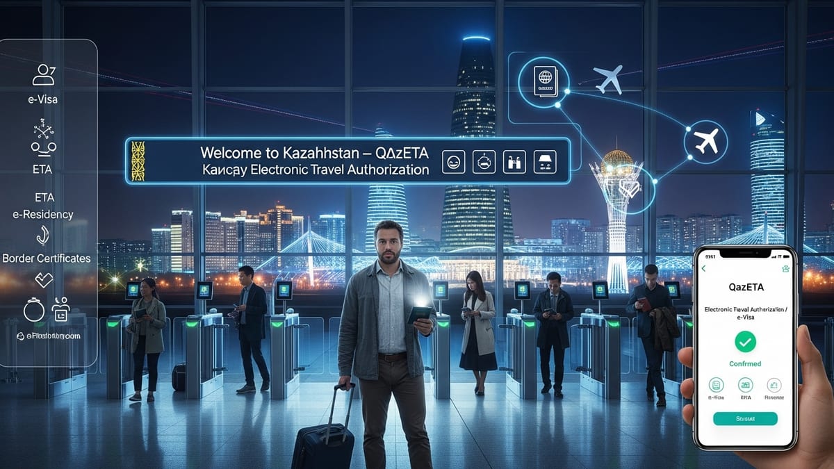 Kazakhstan Launches QazETA App to Digitize Visas, ETA and E‑Residency for Travelers