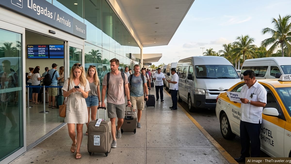 TSA Shutdown Ripple Effects Snarl Winter Flights to Mexico, Caribbean