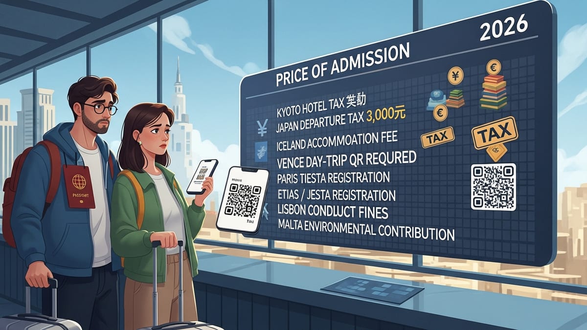 New Taxes and Tougher Rules Reshape Trips to Europe, Japan and Beyond