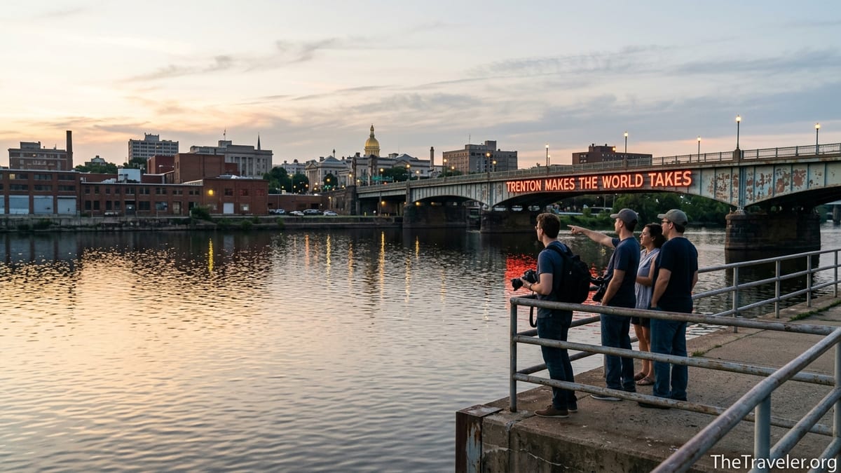 Evening view of Trenton’s