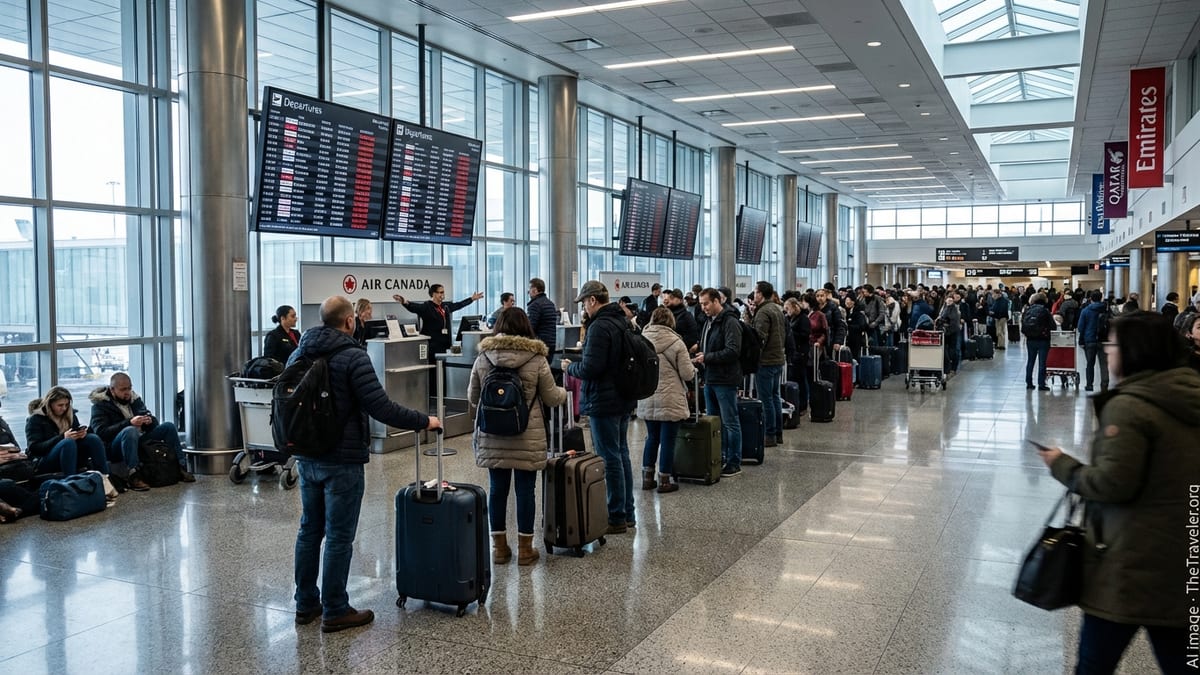 Trudeau Airport Chaos as Iran Strikes Snarl Global Flights