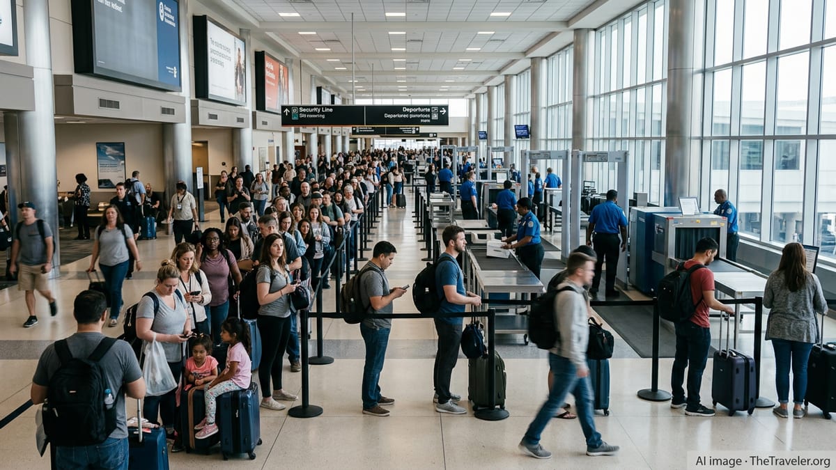 TSA Delays Snarl U.S. Airports as DHS Shutdown Deepens