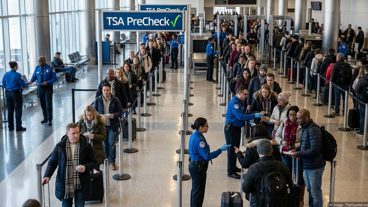 TSA PreCheck Stays Open as Shutdown Confusion Roils Airports