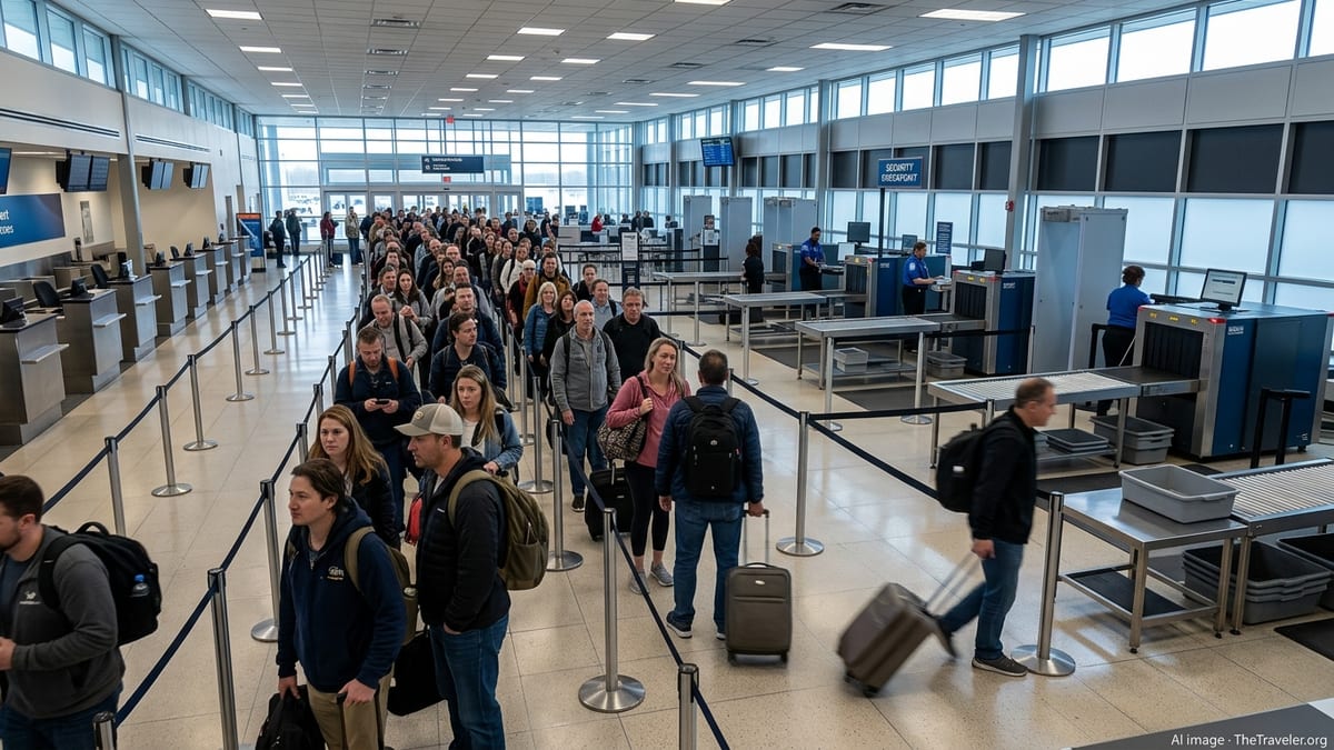 TSA Shutdown Threatens Small U.S. Airports as Spring Travel Surges