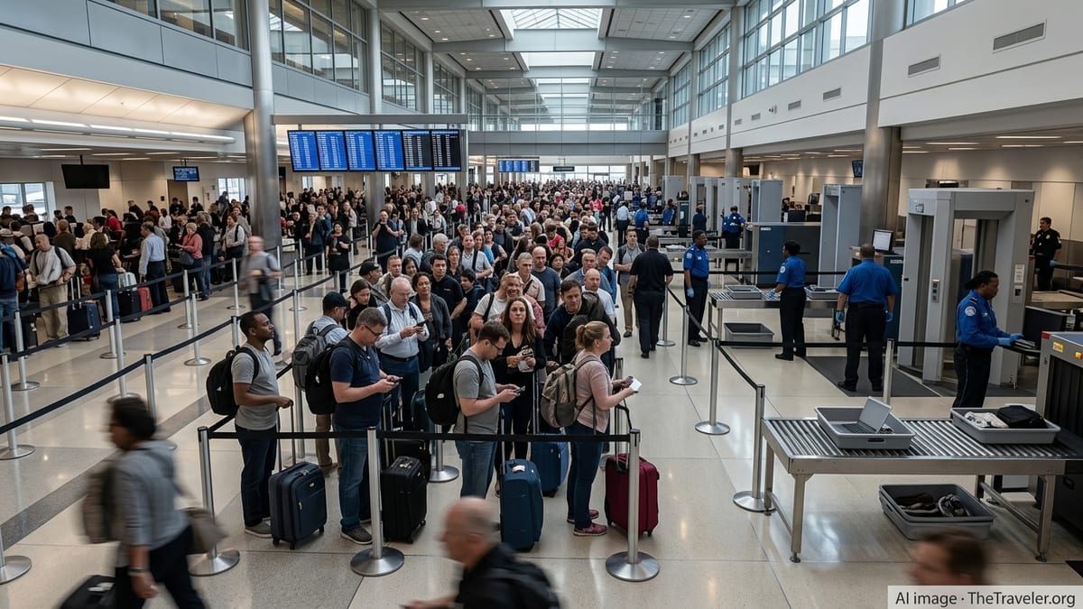 TSA Strain Grows As DHS Shutdown Threatens Spring Travel