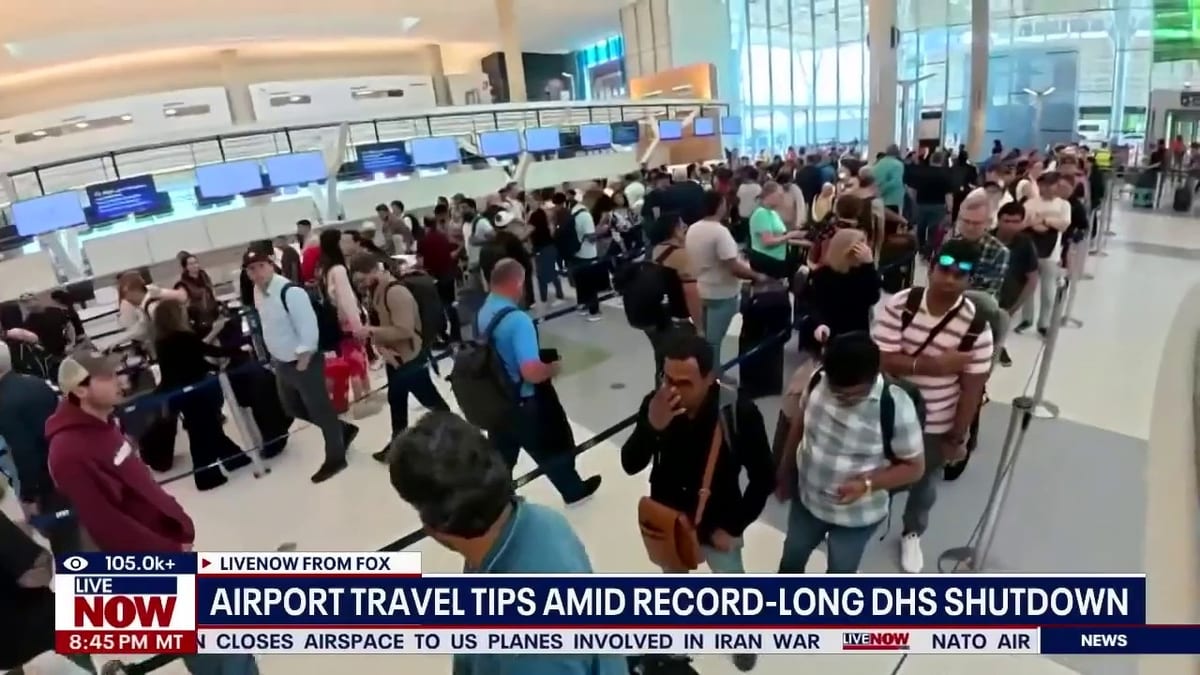 TSA staffing crisis fuels airport delays as DHS shutdown drags on