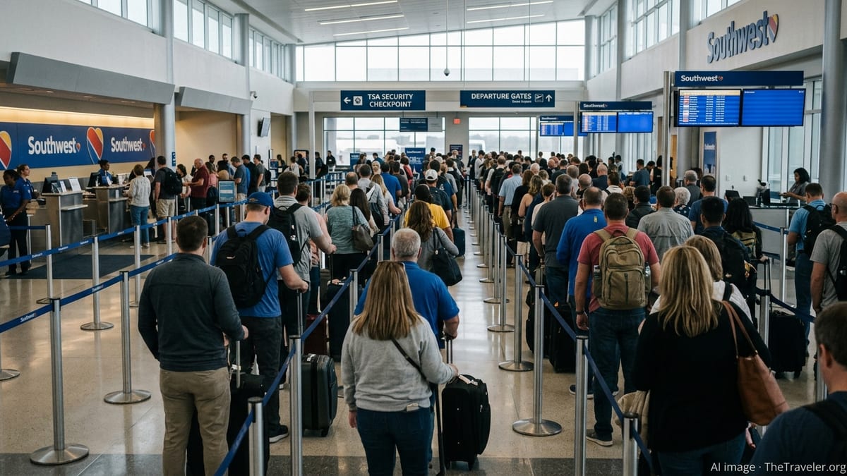 TSA Staff Shortages Snarl Southwest Flights at Houston Hobby