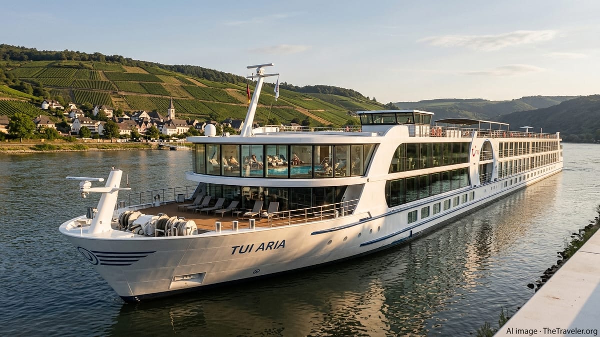 TUI Aria Names Godparents as Ship Debut Nears for 2026