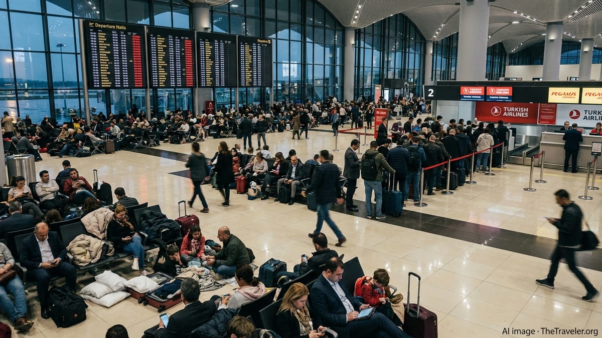 Flight Disruptions Strand Hundreds Across Major Turkish Hubs