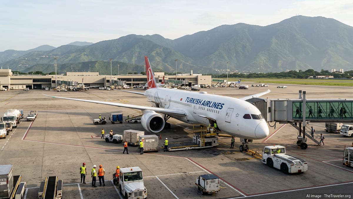 Turkish Airlines Restores Direct Istanbul–Caracas Link