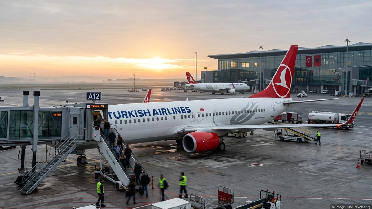 Turkish Airlines Brings Back Daily Istanbul–Tirana Flights