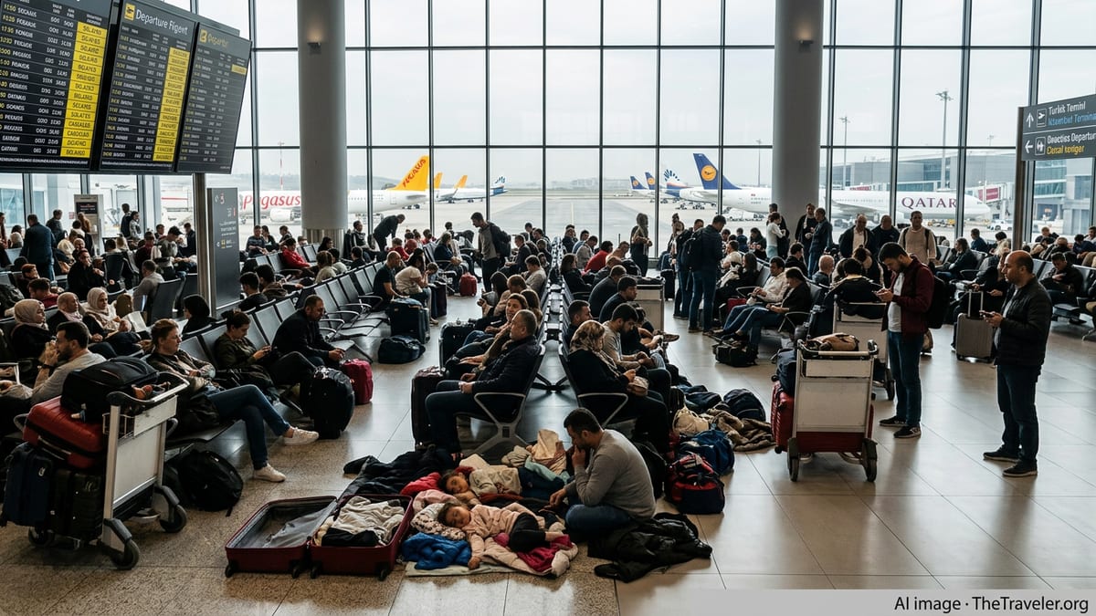Flight Chaos Strands Passengers Across Key Turkish Hubs