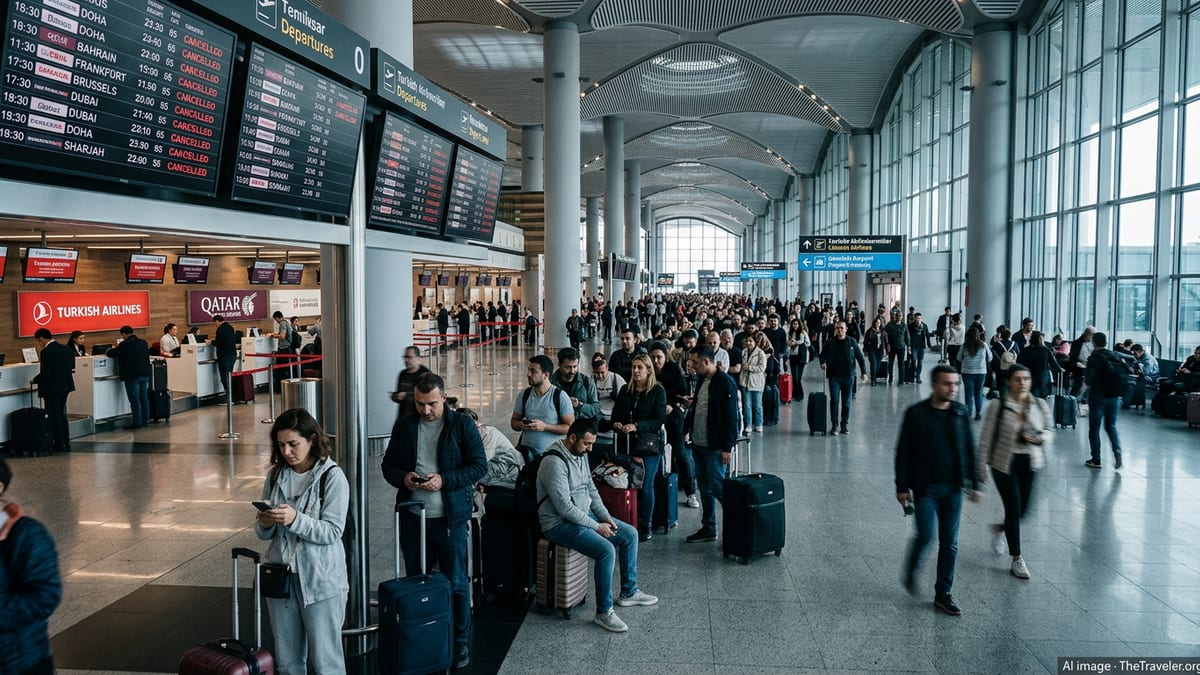 Gulf Flight Chaos Disrupts Türkiye Routes as Major Airlines Cancel