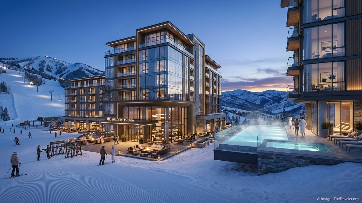 Waldorf Astoria to Anchor New Ski-In, Ski-Out East Village at Deer Valley, Opening 2028