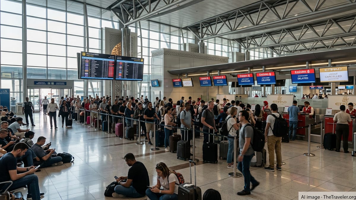 UAE Carriers Tighten Rules as Middle East Crisis Disrupts Travel