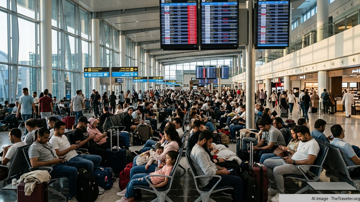 Gulf Airport Chaos Strands Travellers Across the UAE