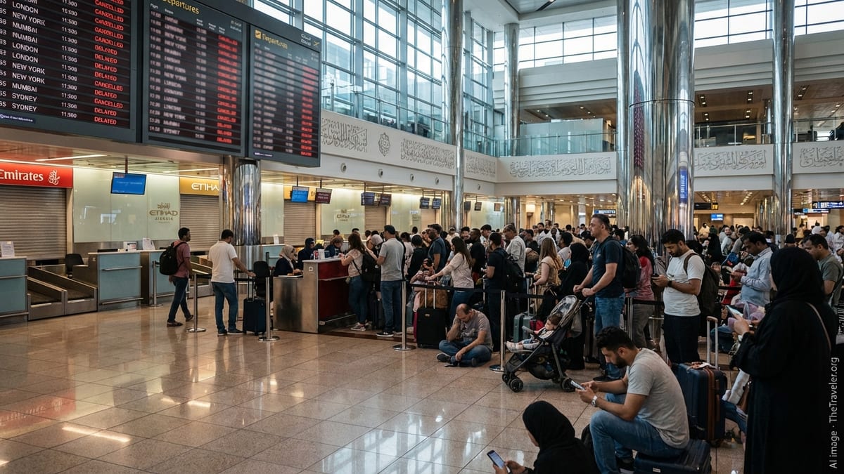 UAE Airports Freeze Flights as Regional Conflict Deepens