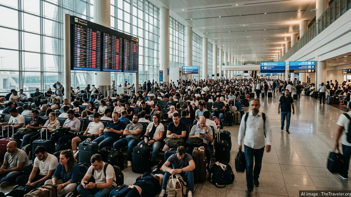 UAE Flight Chaos: 138 Cancellations and 248 Delays Hit Hubs