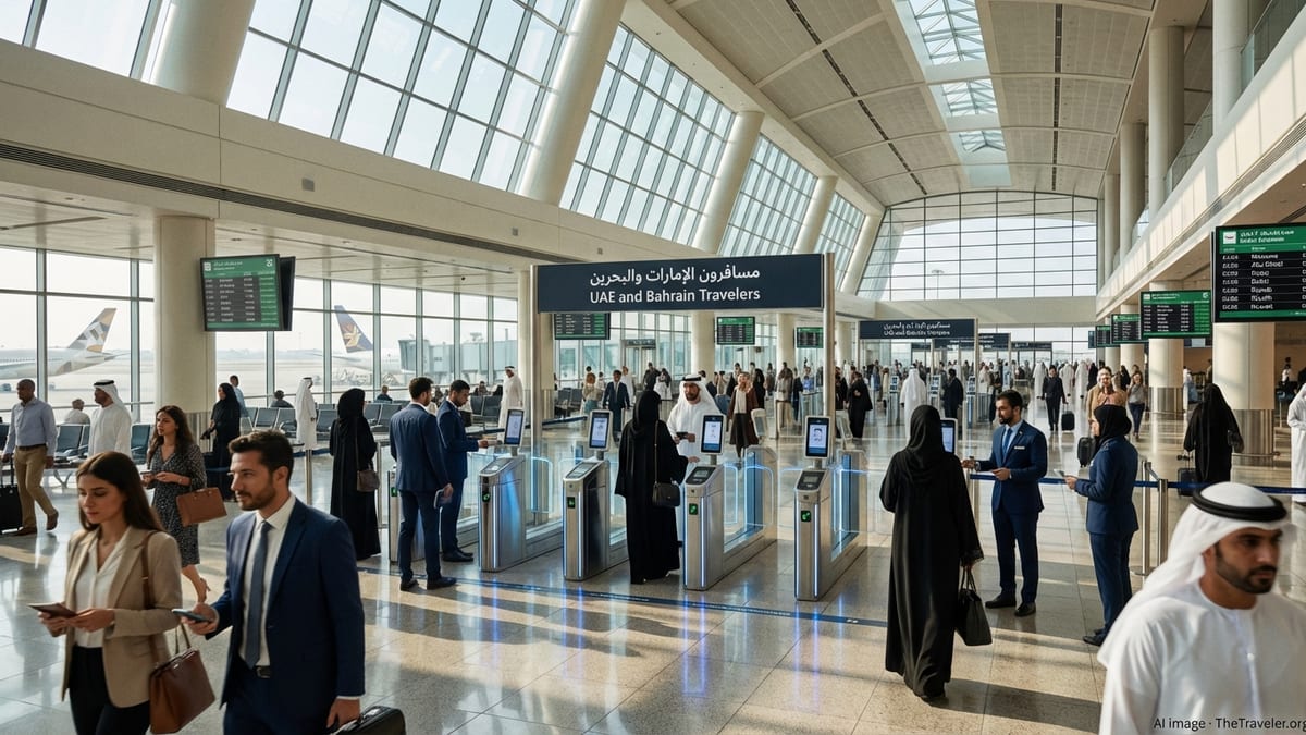 UAE and Bahrain Unveil Single-Point Air System for Travelers