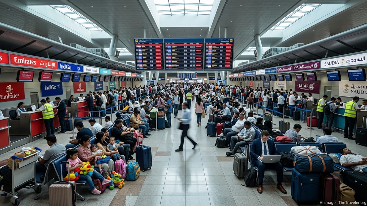 UAE Flight Chaos Leaves Thousands Stranded at Key Hubs