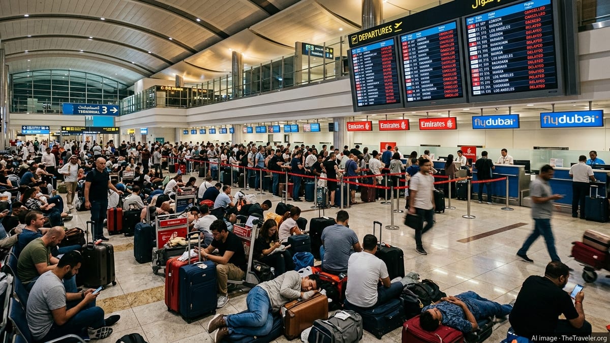 UAE Chaos as 79 Flights Cancelled and 125 Delayed
