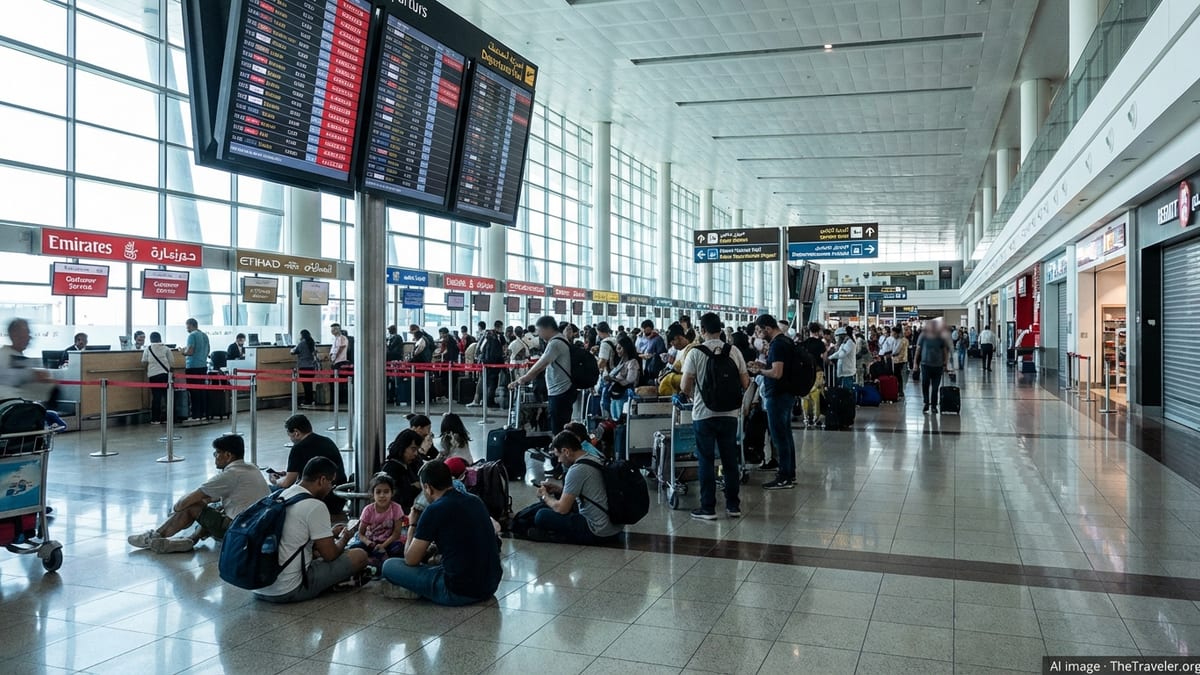 UAE Flight Chaos Strands Thousands After US-Israeli Strikes on Iran
