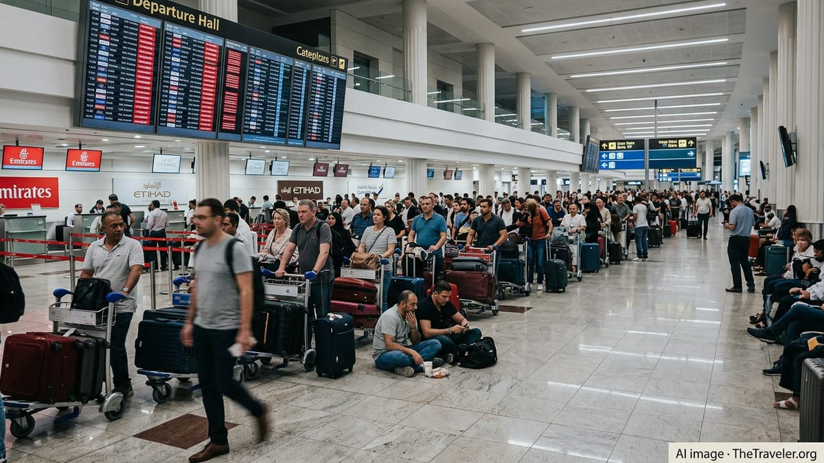New Wave of Flight Chaos Hits UAE Hubs After Airspace Strikes