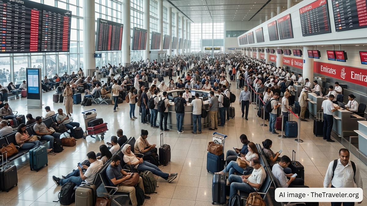 Emirates Cancellations Leave Thousands Stranded Across UAE Hubs