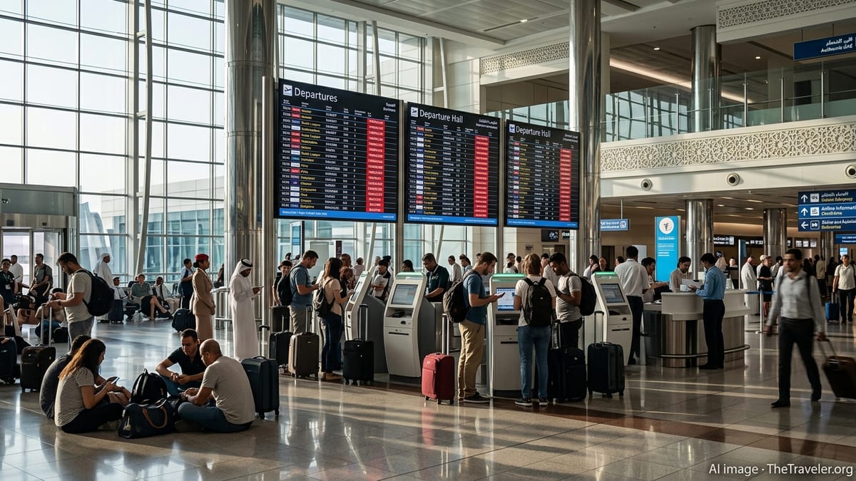 UAE Travel Chaos Deepens as Gulf and Asian Carriers Ground Flights