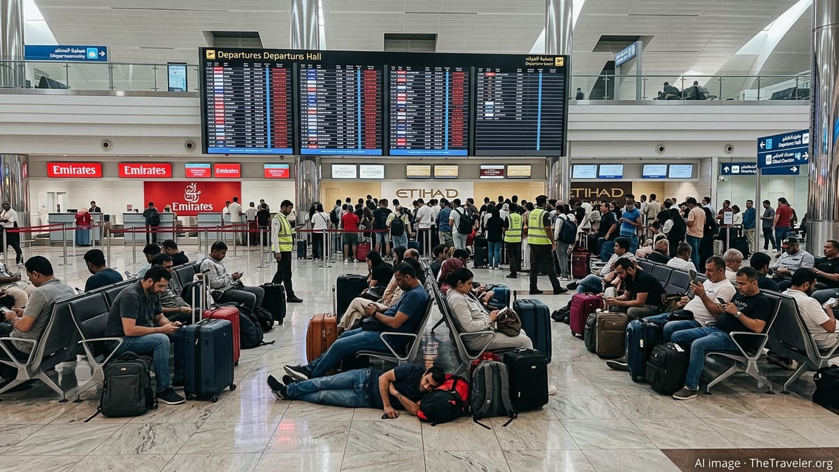UAE Flight Chaos as Emirates and Etihad Forced Into Emergency Diversions
