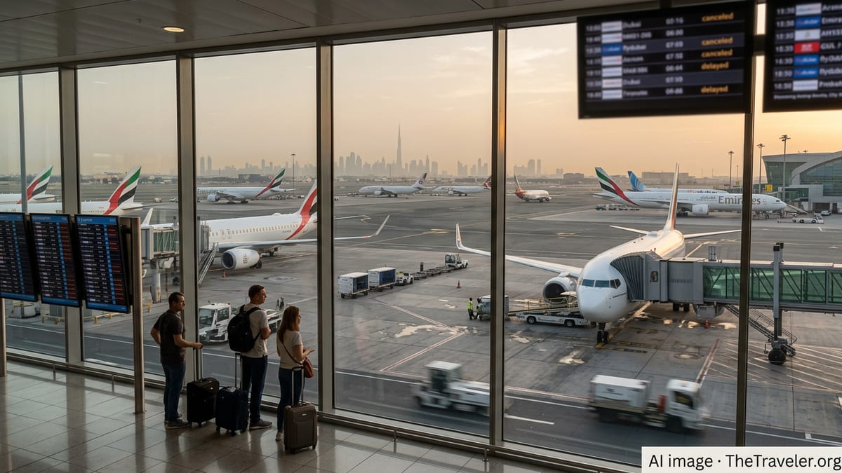 UAE Airlines Cut and Cautiously Restore Routes Amid Airspace Crisis