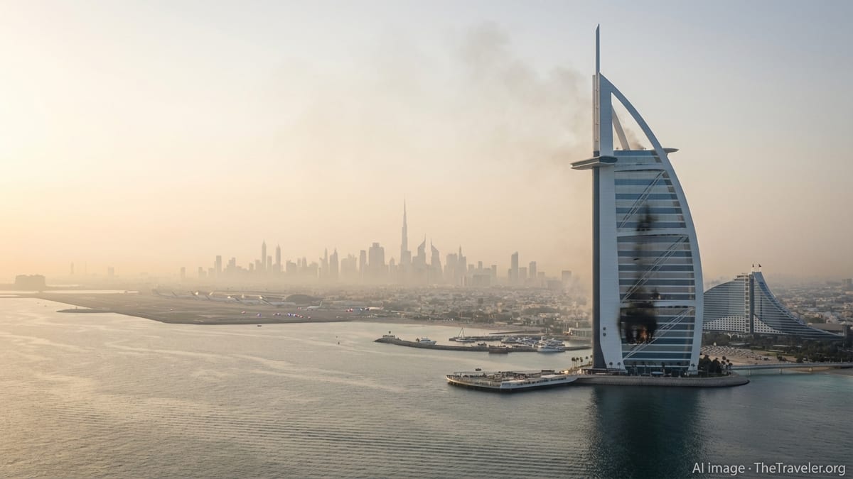 Iran Strikes Disrupt Gulf Hubs, Rattling UAE and Qatar Travel