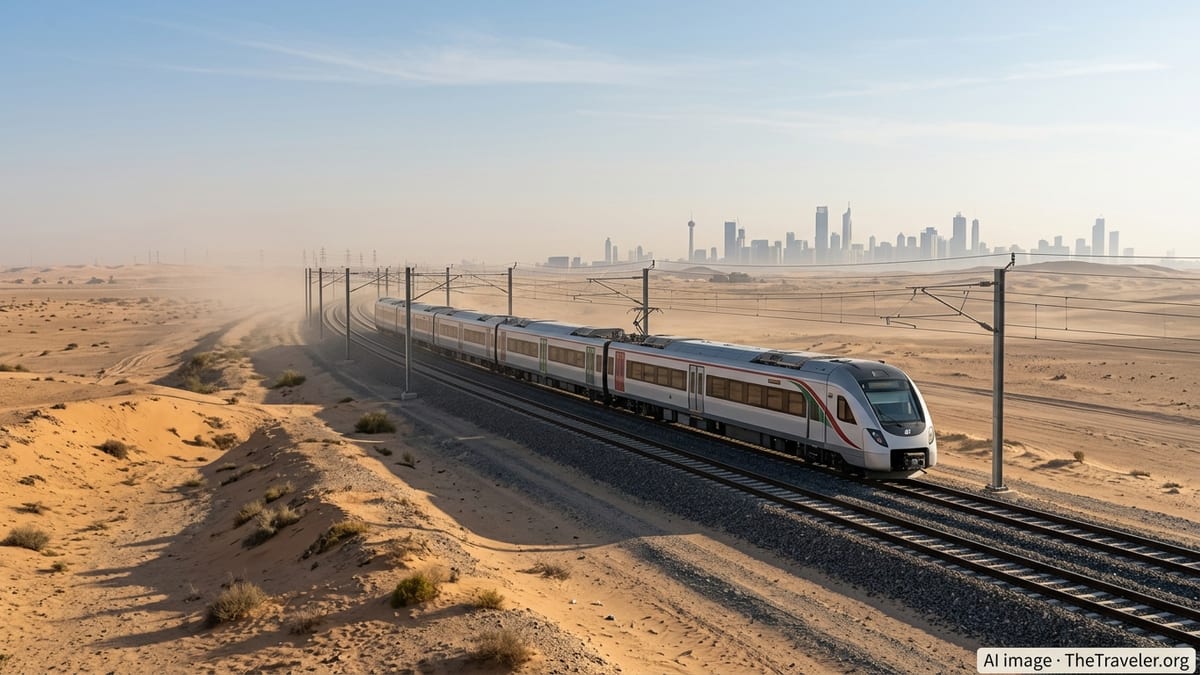 UAE Rail Steps Up as Conflicts Snarl Regional Air Travel
