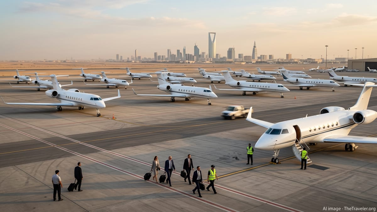 $350,000 Private Jet Escapes Soar From UAE and Saudi Arabia