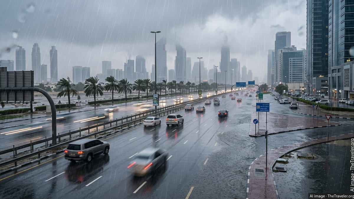 UAE Braces for Severe Rain, Wind and Flood Risk