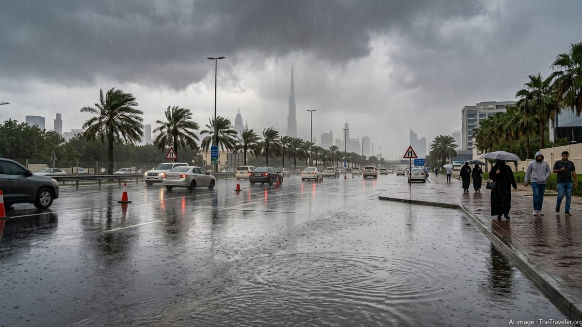 UAE Storm Alert: Key Safety Rules for Travelers