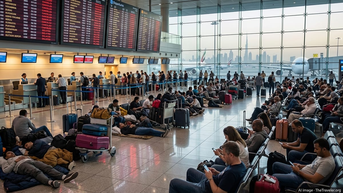 UAE Issues Advisory for Stranded Passengers as Gulf Airspace Shuts